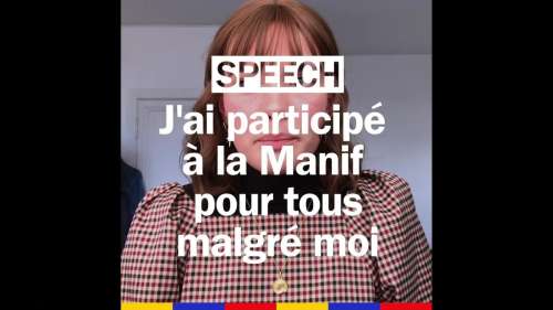 Elle a été entrainée de force à La Manif pour tous avant de réaliser la violence de ce mouvement