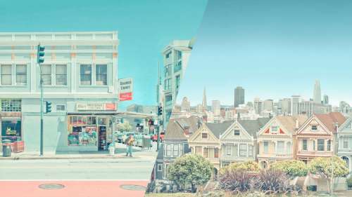 Admirez les superbes rues colorées de San Francisco