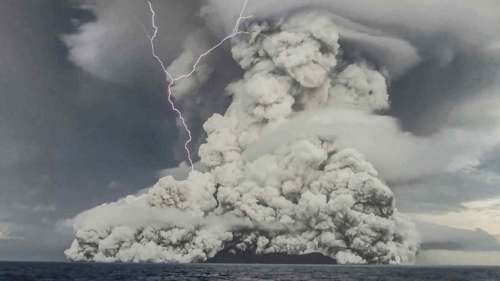 Le mécanisme à l’origine du tsunami record ayant suivi l’éruption volcanique des Tonga identifié