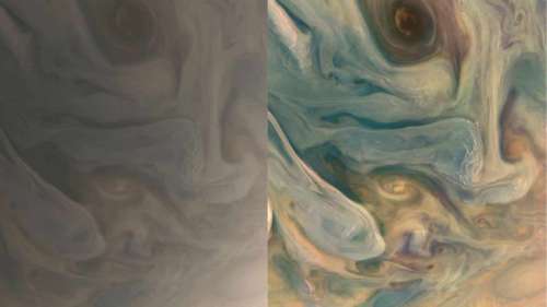 Des mystères sur la couleur et la structure des nuages de Jupiter révélés grâce à la mission Juno