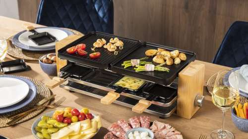 Pour les fêtes, profitez d’un bon repas en famille grâce à cet appareil à raclette