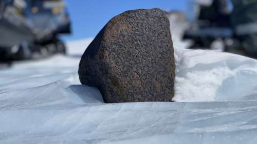 Découverte d’une météorite massive en Antarctique