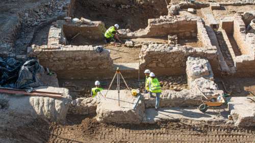 Découverte d’un ancien complexe monumental de l’époque romaine à Reims