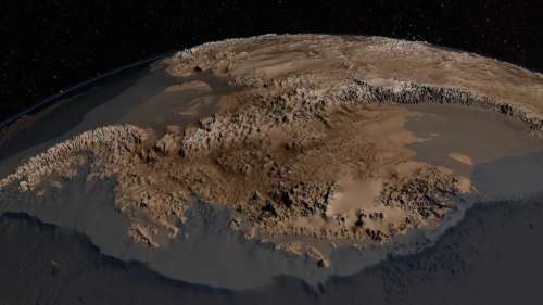 Voici à quoi ressemblerait l’Antarctique sans glace