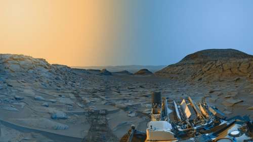 Curiosity capture une photo de la planète Mars digne d’une carte postale