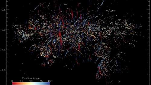 Des centaines de structures étranges découvertes près du centre de la galaxie