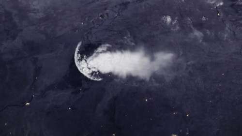 Un mystérieux nuage en forme de méduse capturé depuis l’espace