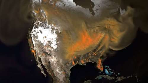 Cette inquiétante carte de la NASA dévoile le déplacement du CO2 dans l’atmosphère terrestre