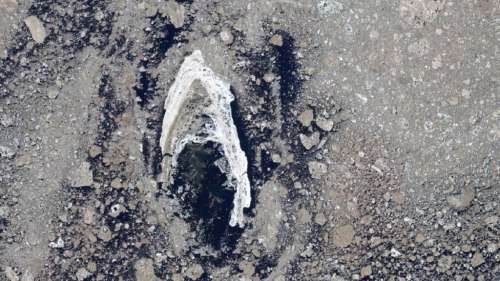 Une image satellite montre le logo de « Star Trek » dans la mer de glace de l’Arctique