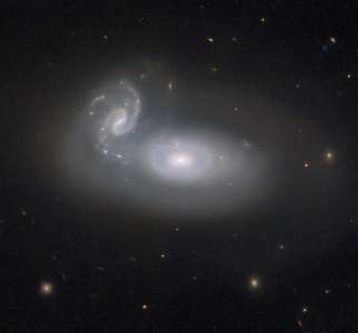 Hubble capture l’une des meilleures vues jamais obtenues d’un duo de galaxies