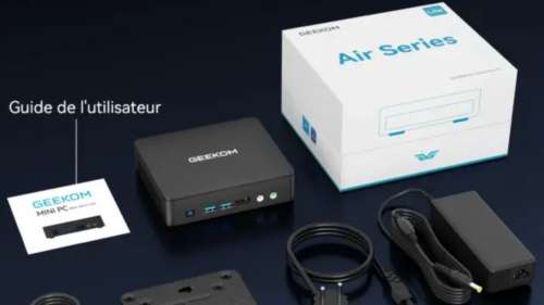 Test et avis sur le GEEKOM Mini Air12 Lite : Performance et rapport qualité-prix