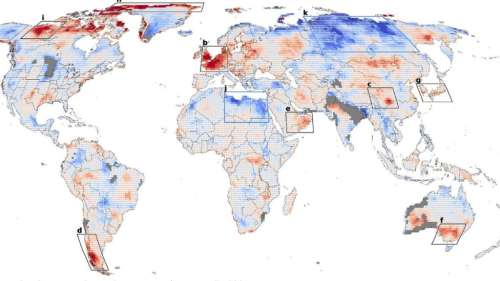 Les scientifiques n’arrivent pas à expliquer ces « points chauds » apparus sur la carte du monde