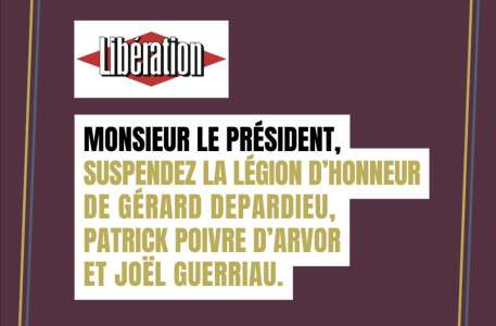 Une pétition pour suspendre la légion d’honneur de Gérard Depardieu, Patrick Poivre d’Arvor et Joël Guerriau