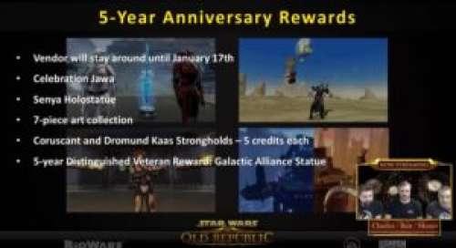 SWTOR – Résumé du livestream du 5/01