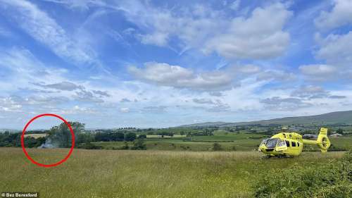 Un hélicoptère s’écrase près du village des Yorkshire Dales