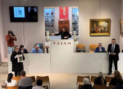 Tintin et Hergé atteignent des sommets chez Tajan