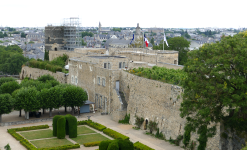 Au château d'Angers, fin d’un «chantier exceptionnel» sur le front nord des remparts