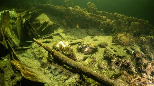 Une épave du XIXe siècle, pleine de champagne, retrouvée dans la Baltique