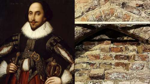 Menant à une loge de Shakespeare, une arche cachée redécouverte dans le théâtre de St George's Guildhall