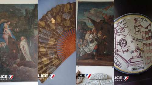 Une quarantaine d’œuvres d’art volées à Saint-Omer retrouvées par la police chez un châtelain près d’Arras