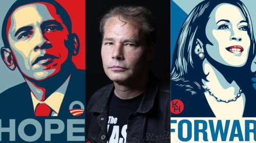 Après celui de Barack Obama en 2008, le street artiste Obey fait le portrait de Kamala Harris