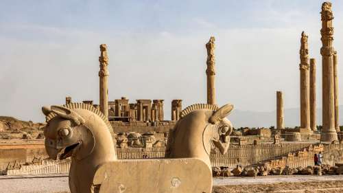 L’antique Persépolis grignotée par un lichen rongeur de pierres