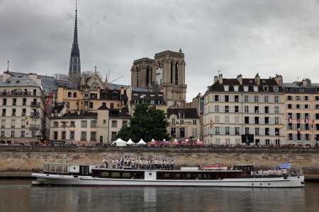 JO 2024 : la cathédrale Notre-Dame en majesté lors de la cérémonie d’ouverture