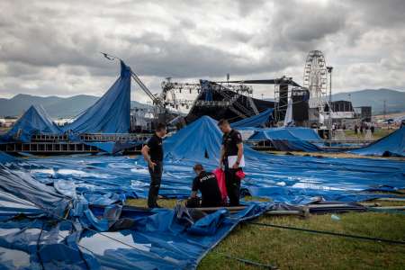 Une tempête fait 15 blessés dans un festival de musique en Slovaquie