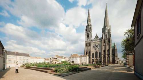Chartres: le projet d’esplanade de la cathédrale largement amendé
