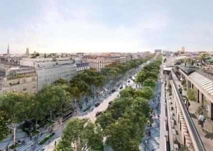 Plus verts et avec moins de voitures, découvrez les nouveaux Champs-Élysées