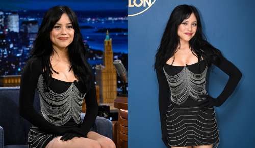 Jenna Ortega dans Dion Lee sur “Jimmy Fallon”, parle de la saison 2 de “Wednesday”