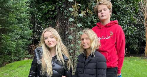 Photos de famille de Gwyneth Paltrow avec sa fille Apple et son fils Moses