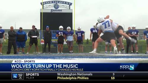 Le coach local autorise enfin l’utilisation de la musique pendant l’entraînement