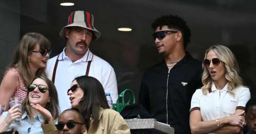 Taylor Swift, Travis Kelce, Patrick Mahomes et Brittany Mahomes assistent ensemble à la finale de l’US Open