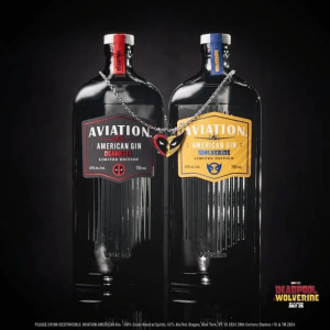 Aviation Gin lance des bouteilles « Deadpool & Wolverine » en édition limitée