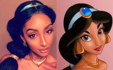 Jasmine, la princesse Disney d’Aladdin a un sosie !