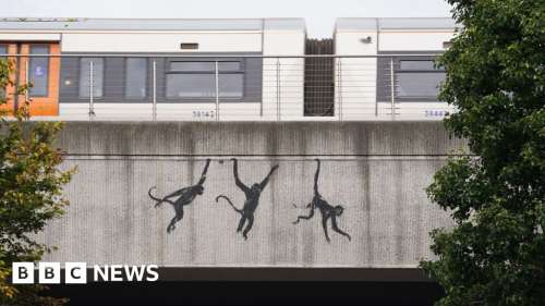 Three Monkeys est la troisième œuvre de street art de Londres en quelques jours seulement