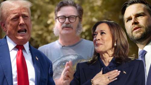 Nick Offerman critique Trump dans sa chanson « Proud To Be A Kamala Man » pour une levée de fonds