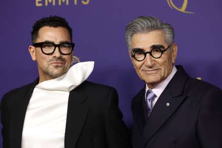 Les hôtes Dan Levy et Eugene Levy sont les cibles père-fils des Emmys 2024 – NBC New York