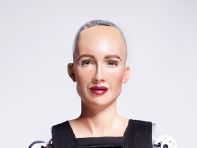 À la rencontre de Sophia, le premier robot-artiste à vendre une œuvre d'art numérique