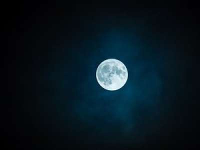 Espace : la pleine lune 