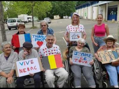 Courses entre résidents, appel aux dons de vélo, places réservées… Comment les Ehpad de Nérac préparent l’arrivée du Tour de France