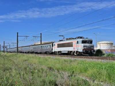 Un train historique de passage à Montauban