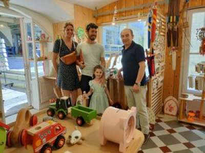 Monflanquin. Des jeux de bois prisés dans la boutique de Jean-Luc Périer