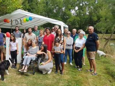 La doyenne du village de Pauilhac, Simone Dugoujon, a fêté ses 101 ans