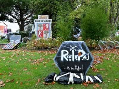  «Seysses célèbre Halloween avec originalité grâce à un rond-point effrayant»