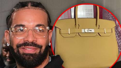 Drake offre un sac Birkin marron à un fan à Miami lors de la tournée “Blur”