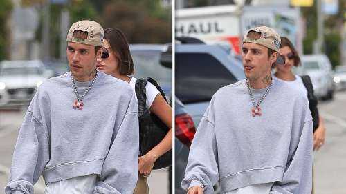 Justin Bieber ne peut pas arrêter de saisir son entrejambe après avoir quitté le restaurant