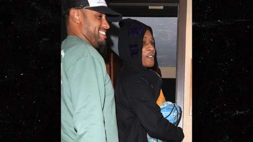 Rihanna et A$AP Rocky en studio d’enregistrement