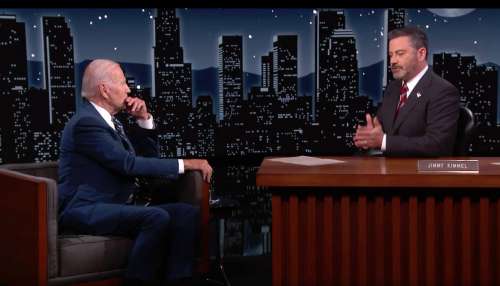 Biden plaisante avec Kimmel sur les briseurs de règles républicains : « Vous devez les envoyer en prison »